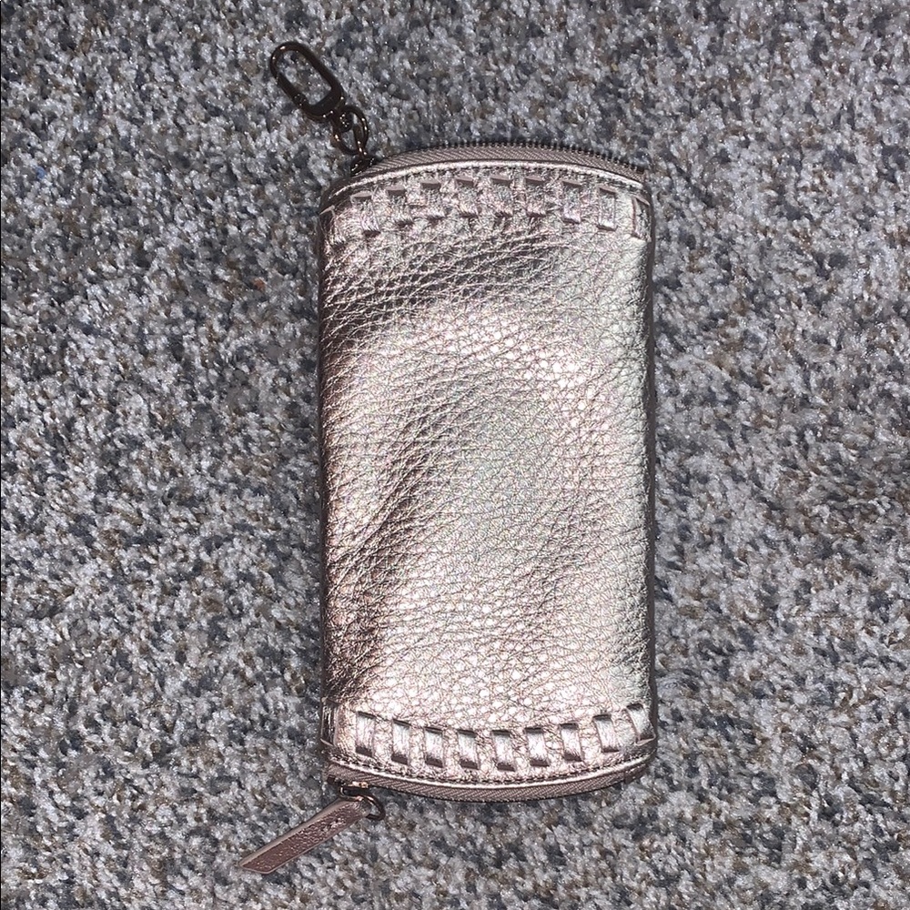 Metallic glasses case with Zipper Closure